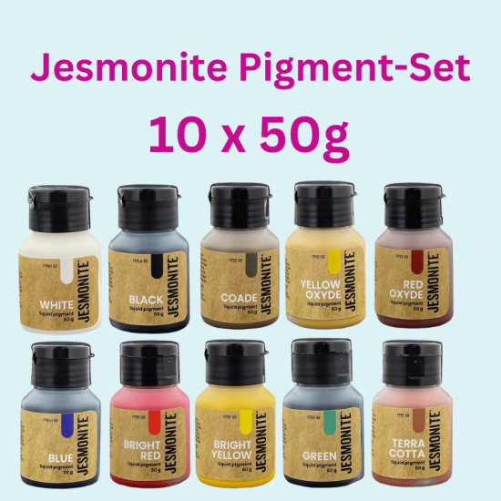 Jesmonite Pigmentfarben Set 10 x 50g